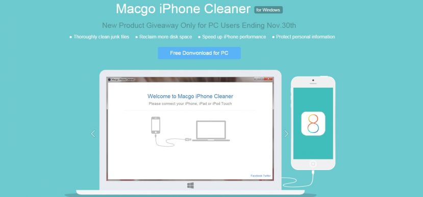 Macgo iPhone Cleaner for Windows giveaway
